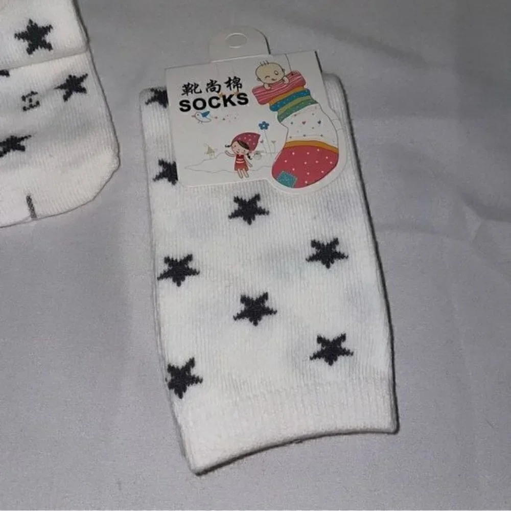 Socks Star Print Toddler Knee High Stars All Over Print Casual High Sock Pull on